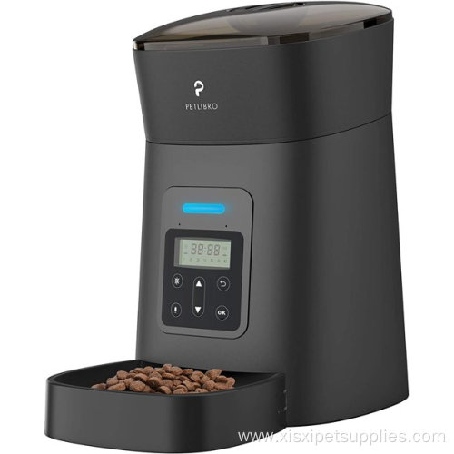 Auto Pet Dry Food Dispenser Low Food LED